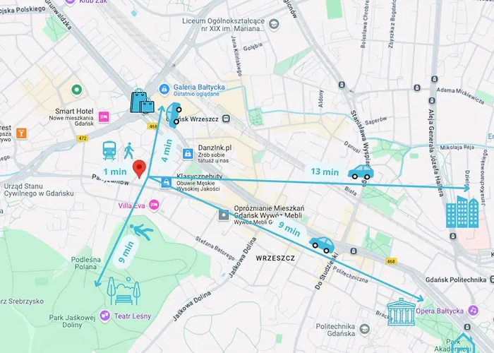 Butterfly - 15 Minutes To Old Town & Sea ホームステイ グダニスク